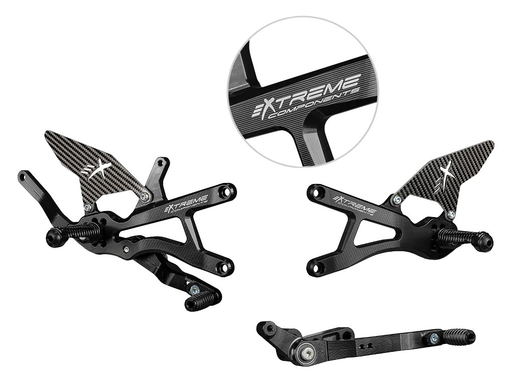 Commandes Reculées GP EVO Carbone EXTREME COMPONENTS - Yamaha R1 - Image 1
